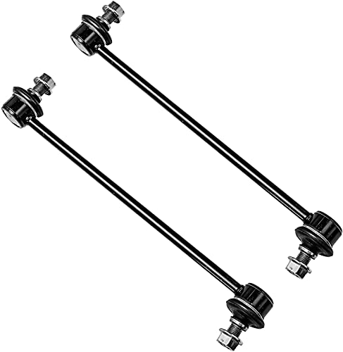 Detroit Axle - Front Struts Sway Bars for 2003-2008 Toyota Matrix | Pontiac Vibe Complete 2 Struts with Coil Spring 2 Front Sway Bar Links 2004 2005 2006 2007 Replacement Ready Strut Assembly - size: 4QS2400010/Sway Kit
