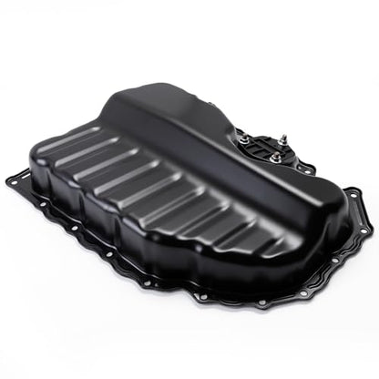 Oil Pan w/Drain Plug, Lower Engine Oil Pan for VW Jetta/Golf | for Passat/Passat CC/Tiguan/Beetle/CC/Eos for Audi A3/A3 Quattro/Q3/Q3 Quattro/TT Quattro 1.8L 2.0L, 264-713, 264713, VWP24A - size: for Jetta/Passat/Beetle/CC/Eos/A3/Q3/TT