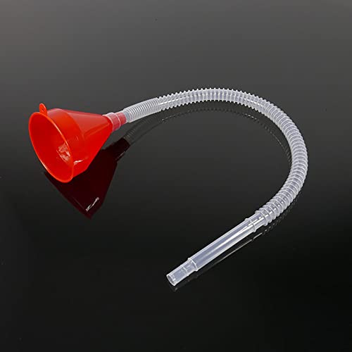 Funnels for Automotive Use,Plastic Small Funnel for Oil Change,Flexible Funnel with Long Hose for Gas,Fuel,Gasoline,Water,Fluid,Liquid Transmission