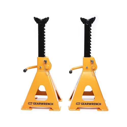 GEARWRENCH 12 Ton Ratcheting Jack Stands - Pack of 2 | GWJS12T - style: 12 Ton