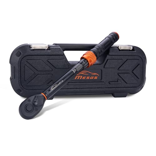 3/8-Inch Drive Torque Wrench, 5-45 Ft-Lb (6.8-61 Nm), 3% Accuracy, 72-Tooth Dual-Direction Mini Torque Wrench with Reversible Head, Quick Release, Dual Scale for Bike - size: 3/8”DR 「5-45 FT-LB」