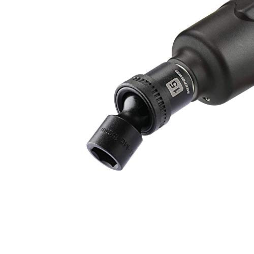 MIXPOWER 15-piece 1/2" Drive Shallow Universal Impact Socket Set, 6 Points, Metric, 10-24mm, Swivel Socket with Flexible Wobble, CR-MO, Heavy Duty Storage Case… B08JTJVV8M - size: 15 Pcs Metric 1/2'' Dr. (Shallow)