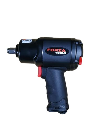 1/2" Extreme Composite Air Impact Wrench, 1,657 ft-lbs Max Reverse Torque, Heavy Duty Pneumatic Impact Gun for Automotive Repair, Twin Hammer, Lightweight