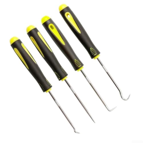 Car Trim Removal Pick Tool and Hook Set 90 Degree Right Angle O Ring Puller Auto Repair Kit (2#) - color: 2#