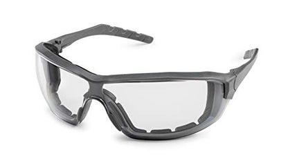 Gateway Safety 22GY79 Silverton Temple Version Safety Glass, Gray Frame - Clear FX2 Anti-Fog Lens,One Size - color: Clear Fx2 Anti-fog Lens, style: Classic
