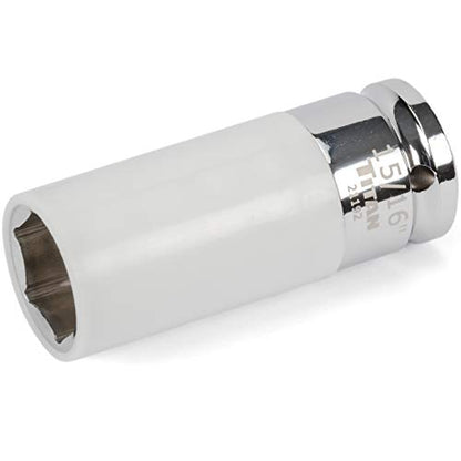 Titan 21192 1/2 in. Drive x 15/16 in. Nonmarring Lug Nut Socket - size: 15/16-Inch
