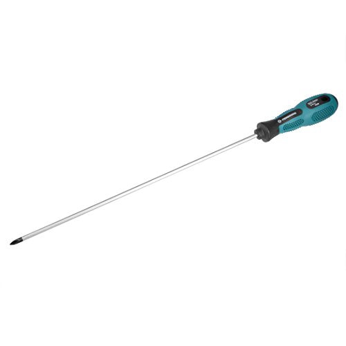 uxcell #1 Phillips Screwdriver 12 Inch Round Shaft Non Slip Comfortable Handle - size: PH1 x 12"