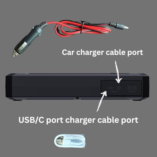Super Capacitor Jump Starter, 12V Batteryless Portable Jump Starter – Instant Power for 8.0L Gas & 4.0L Diesel Engines | No Pre-Charge Needed | Built-in Supercapacitor | Includes Jumper Cables | 8.0L Gas/4.0L Diesel, No Pre-Charge, -40°C~70°C, 100,000+ Us