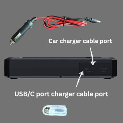 Super Capacitor Jump Starter, 12V Batteryless Portable Jump Starter – Instant Power for 8.0L Gas & 4.0L Diesel Engines | No Pre-Charge Needed | Built-in Supercapacitor | Includes Jumper Cables | 8.0L Gas/4.0L Diesel, No Pre-Charge, -40°C~70°C, 100,000+ Us