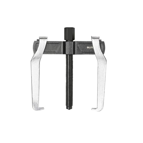 BILITOOLS 4" 2 Jaw Gear Puller, Small Bearing & Pulley Removal Tool | Internal External Reversible for Flywheel, Gears & Pulleys - size: 4”