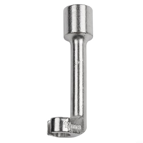 Diesel Fuel Line Socket Set 1/2 Drive Flare Nut Wrench for Automotive Tube Pipe Repair, Open End Ring Sizes 12 14 16 17 18 19mm, Metal Hand Tool(12mm) - color: 12mm