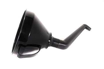 Right Angle Flexible Plastic Funnel Set Comes Complete with 2 Detachable Spout Attachments and Filter for Automotive Oil and Household Uses