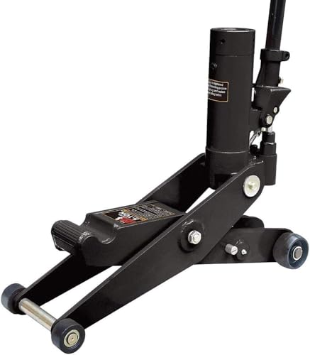 5 Ton Hydraulic Forklift Jack, Dual Position Heavy Duty Service Jack for Forklift & Truck Maintenance, 10,000 lb Capacity, High & Low Profile Lifting Range 2.7–28.7 in