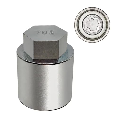 JL 702 for 27mm Nuts, Wheel Locking Nut Key for Jeep (JL) Dodge | Wheel Lock Nut Socket Adapter, Anti-Theft Lug Nut Removal Tool, Anti-Theft Screw Remover, Repair Tool, Tyre Fitting, garage - size: 702