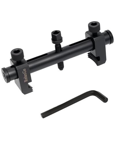 Universal Adjustable Crankshaft Pulley Puller Removal Tool, Ribbed Drive Crankshaft Pulley Remover, AC Pulley Puller Ribbed Puller for Crankshafts, Alternators, A/C Units & Water Pumps (35mm-160mm)