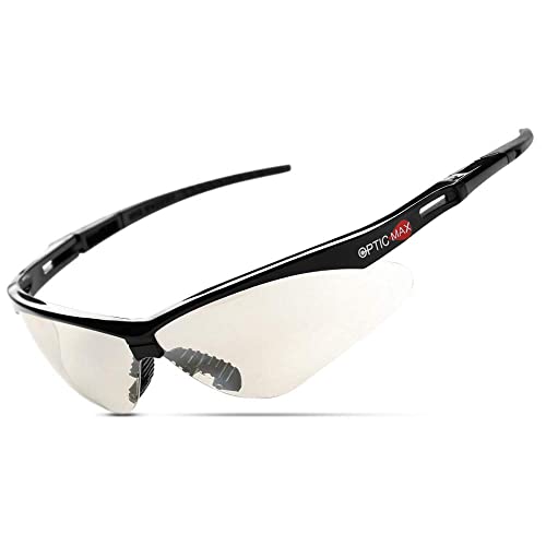 Glove Station Optic Max Anti-Fog Safety Glasses for Men & Women | Clear, Amber & Gray Lenses, Anti-Fog, Scratch-Resistant - ANSI Z87.1 Compliant - color: Indoor/Outdoor, size: 12 Pair