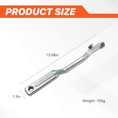 Car Wrench Extender Tool Bar, Auto Wrench Extension Leverage Tool with 1/2" Square Hole, Ultra Long Vehicle Drive Torgue Extender Accessories, Universal for SUV, Sedan, Truck