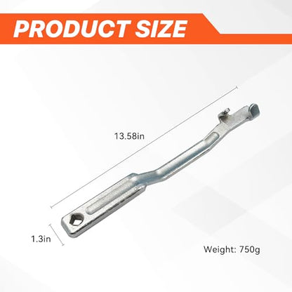 Car Wrench Extender Tool Bar, Auto Wrench Extension Leverage Tool with 1/2" Square Hole, Ultra Long Vehicle Drive Torgue Extender Accessories, Universal for SUV, Sedan, Truck