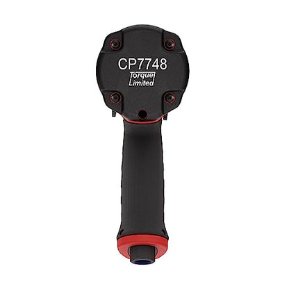 Chicago Pneumatic CP7748TL - 1/2 Inch Air Impact Wrench, Torque Limited, Pistol Handle, Max Torque Reverse Output 960 ft.lbs / 1300 Nm - 7000 RPM, Twin Hammer - size: 1-Inch Short Anvil - Torque, style: New Version