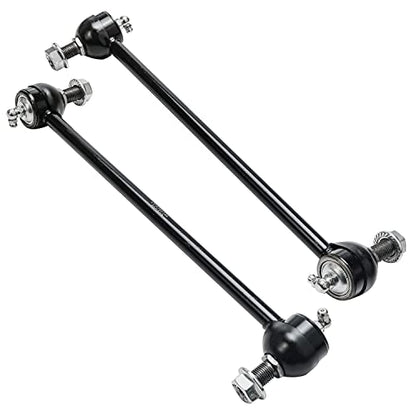 Detroit Axle - Front Lower Control Arms for 2010-2017 Chevrolet Equinox GMC Terrain 2.4L, 2011 2012 2013 2014 2015 2016, 2 Lower Control Arms w/Ball Joints, 4 Tie Rods, 2 Sway Bar Links Replacement - size: 8CS48201/8PC