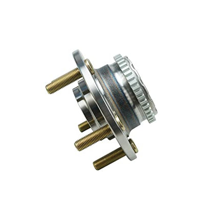 Detroit Axle - 5-Stud Rear Wheel Bearing Hubs Assembly for 2001 Hyundai Tiburon [w/4-Wheel ABS], 2 Wheel Bearings and Hubs Replacement Pair Set - style: 512198-DA x2/Pair