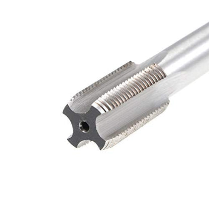 uxcell Metric Machine Tap Left Hand M12 Thread 1 Pitch H2 4 Flutes High Speed Steel Screw Thread Taps Tapping Tool - size: M12x1