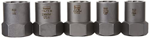 IRWIN HANSON Lugnut Extractor Set, 5-Piece (54125)