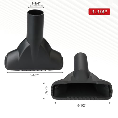 Shop-Vac 3PC Nozzle Kit, 1-1/4" ID, Includes Gulper, Crevice and Floor Tool | Fits Wet/Dry Shop-Vac with 1-1/4 Inch Diameter Hoses