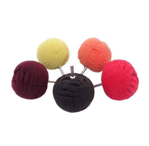 Car Polishing Pad Buffing Foam Sponge Pad Cone Polisher Buffer Pad Automotive Waxing Kit for Car Wheel Hub Headlight Polishing - color: 5pcs