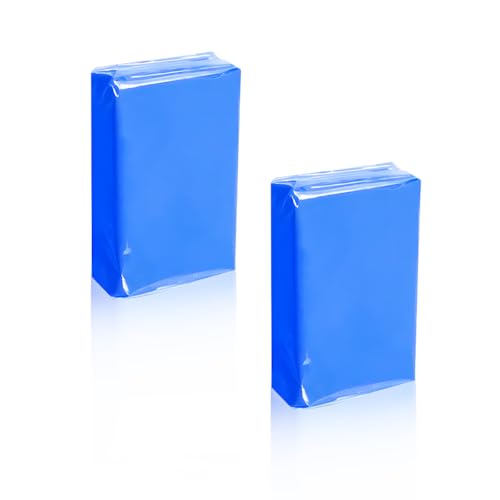 KVAEY 2PCS Car Clay Bars, 100g Premium Grade Magic Clay Bar for Auto Detailing Washing, Damage Free No Scratch Clay Bars Cleaner for Vehicle Paint Surface Glass, Car Accessories - color: 2 PCS
