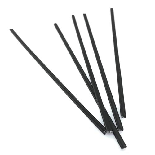 30PCS 8 Inch Black PP Plastic Welding Rod Car Bumper Soldered Bar for Display Rack Model Crafts Decorations DIY Production