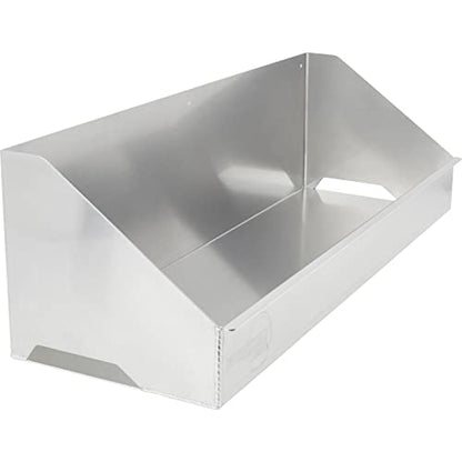 Speedway Motors Fixed Racing Jack Stand Storage Bin Aluminum Trailer Organizer Holds Two Stands, Wall Mount Design, Laser Cut TIG Welded Construction, 31 x 10 Inch