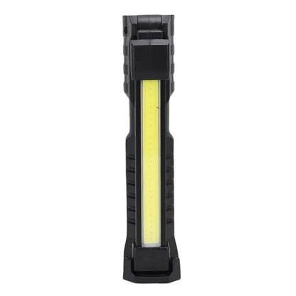 Keenso Magnetic Work Light with 360 Degree Rotation, 5 Modes and Retractable Hook, with Built in 1200mAh Battery and Type C Charging, for Mechanics, Car Repair, Garage and Emergency Use (Black)