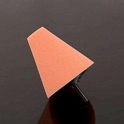 Burnishing Foam Sponge 5pcs Polishing Cone Ball Buffing Pad Car Wheel Hub Cleaner Set Car Detailing Wheel Brush Kit