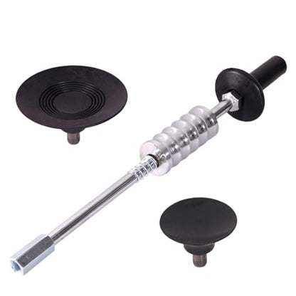 3Pcs/Set Car Dent Puller Set, Heavy-Duty Slide Hammer Dent Puller with 2 Size Vacuum Suction Cups, Paintless Body Repair Tool Kit for Auto Bodywork & Garage Use.