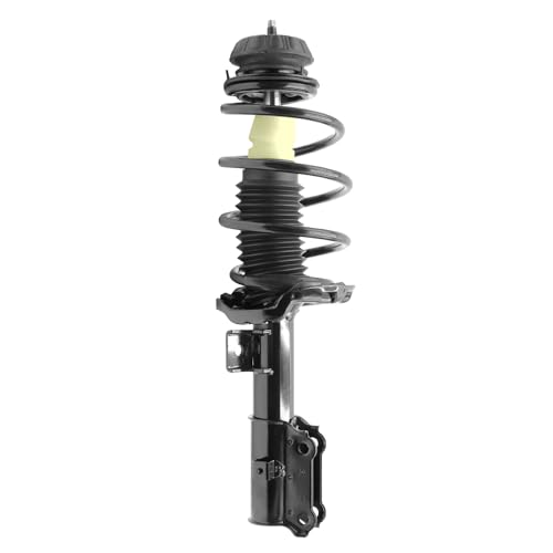 Detroit Axle - 2 Front Struts for 2018 2019 2020 2021 Hyundai Accent Kia Rio, Quick Strut with Coil Spring Assembly Replacement Quick Complete Struts Shocks Suspension - size: 13063_13064/Pair