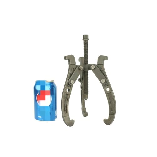 6" Gear Puller,3 Jaw Puller for Pulley Gear Bearing Flywheel Removal,2 Jaw / 3 Jaw Puller with Reversible Jaws, Bearing Puller Suitable for Automotive Repair and Industrial Maintenance - size: 6in