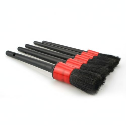 Car Interior Detailing Brush Set - Soft Bristle Cleaning Tool for Air Vents, Dashboard & Console (3 Pack) - size: 12.6 x 3.94 x 1.77 in