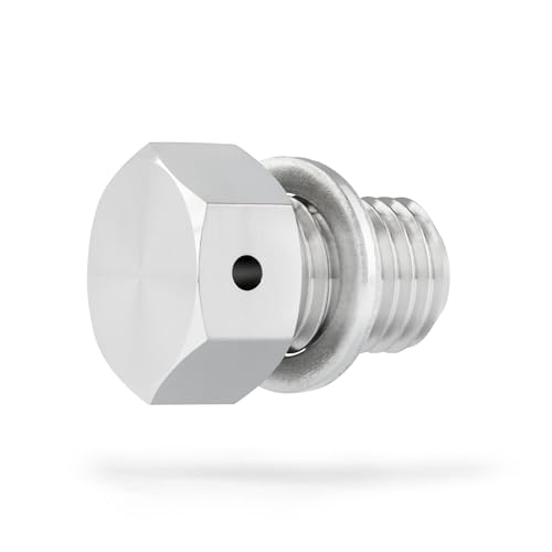Votex - Made in USA - M12 X 1.5MM Engine Oil Drain Plug, Fits BMW, Mini, Toyota - Stainless Steel - Part Number NODP010 - size: M12 X 1.5 Non-Magnetic Drain Plug