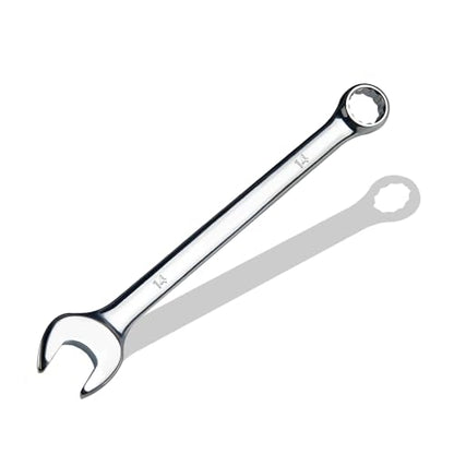 14mm Metric Combination Wrench, CR-V Steel with Mirror Polish, 12-Point Design, 15-Degree Offset, Perfect for Auto Repair, Household, Car & Truck Emergency - size: 14mm