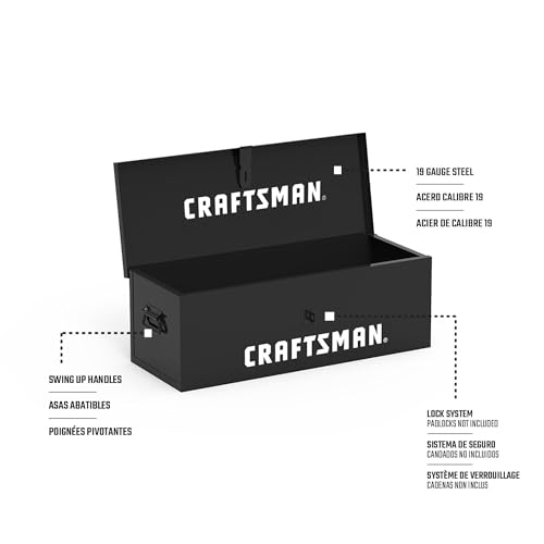 30" Craftsman Utility Box in Black - color: Black