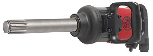 Chicago Pneumatic CP7782-SP6 Impact Wrench (#5 Spline), 6 Inch Ext. Anvil, Air Gun Industrial Repair & Assembly Tool, D-Handle, Pinless Rocking Dog, Max Torque Output 1920 ft. lbf/2600 Nm, 5200 RPM - size: 6-Inch, style: Tool - Extended Anvil with #5 Spli