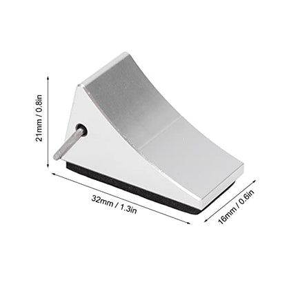 Alomejor RC Wheel Chock,Non-Slip Aluminum Alloy Compact Set RC Accessories for Racing Storage Garage Maintenance Enthusiasts Professionals