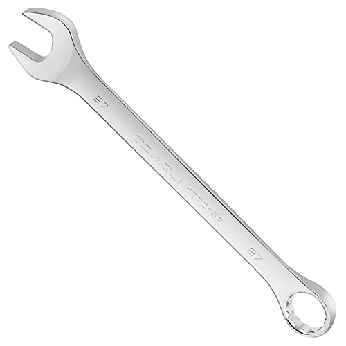 HAKZEON 6 Piece Wrench Set, 22-30mm Combination wrench, Professional Metric Combination Wrench Set with 12-Point Design, 15-Degree Offset, Chrome Vanadium Steel