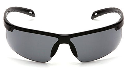 Pyramex Ever-Lite Lightweight Safety Glass Indoor/Outdoor Mirror Lens - color: Gray H2max Anti-fog Lens/Black Frame