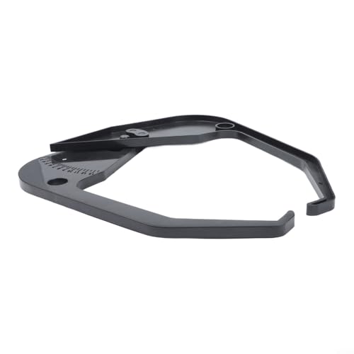 Rim Width Caliper For Tire Balancer Wheel Measuring Tool With Bright White Numbers Portable Plastic Gauge For Manual Wheel Width Entry Black