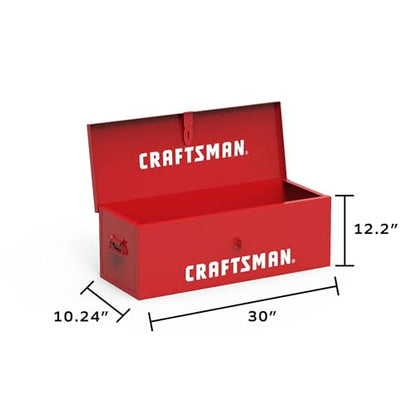 30" Craftsman Utility Box in Red - color: Red