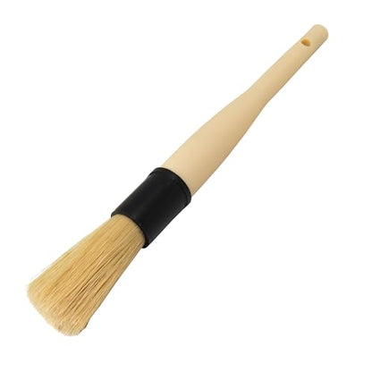 Chemical Guys Boars Hair Detailing Brush - Gentle Scratch-Free Cleaning for Wheels, Grilles, Emblems, and Interior Surfaces - Versatile Multi-Purpose Auto Detailing Brush for Deep Cleaning - Acc_S90 - style: 1 Pack