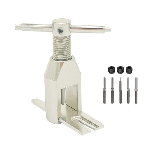 2 PCS Aluminum Alloy Motor Pinion Gear Puller Tool, Professional Gear Remover Extractor for RC Car Model Small RC Helicopter Motor Pinion Parts Repair Accessories