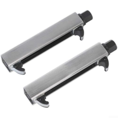 Motorcycle Spring Compressor Tool 800kg Capacity Carbon Steel Shock Absorber Removal Kit for Fork Suspension Repair with 17mm Hex Drive